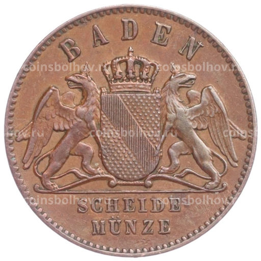 1 крейцер 1870 года Баден