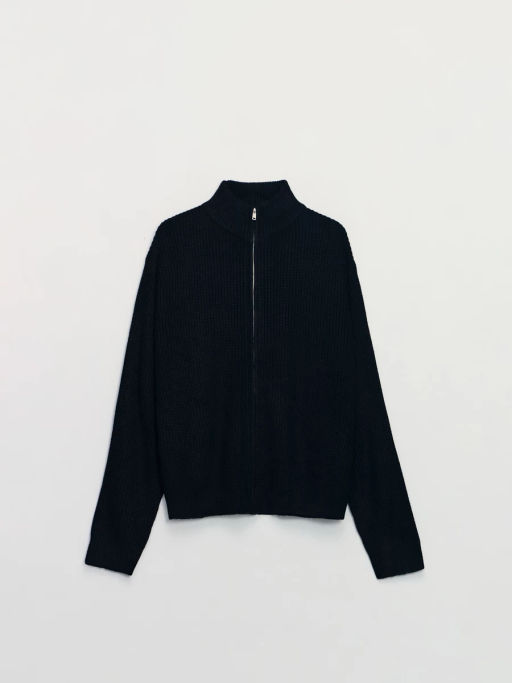 Джемпер на молнии с добавлением шерсти / Zarina