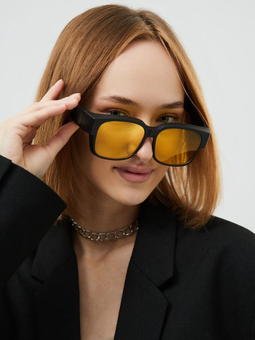 Очки для водителя, антиблик, антифары, uv 380, ширина 14.3 см, дужка 15.4 см - Simaland фото 2