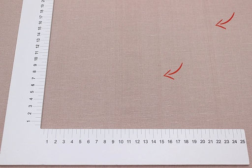 Лен с вискозой с эффектом мятости цв.Св.бежево-розовый, СОРТ2, ш.1.45м, лен-53%, виск-47% - Купава фото 4