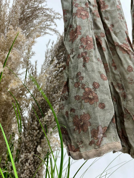 Палантин 200*60см Прованс 33-0003 хаки - Mini maxi фото 14