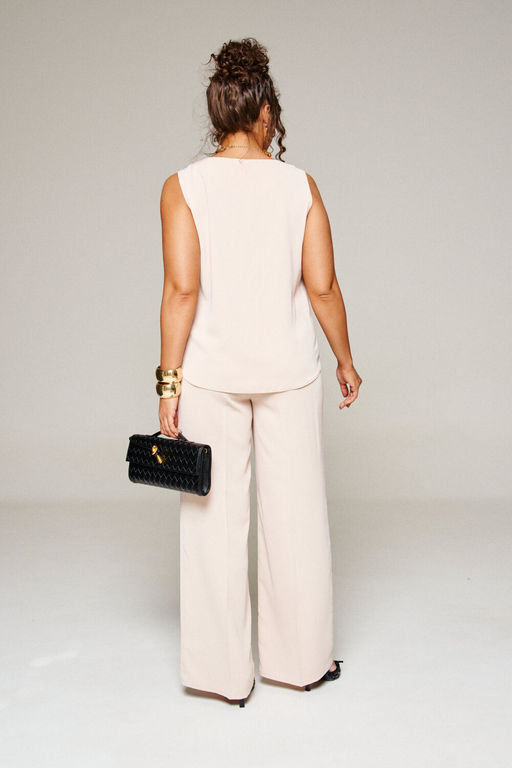 Костюм Beautiful Free 6359 бежевый+чёрный