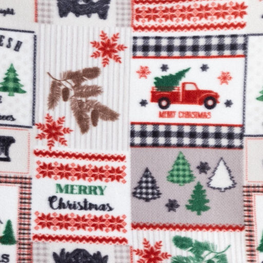 Плед флисовый новогодний «Экономь и Я. Рождество» 150×130 см