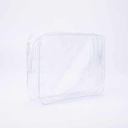 Цена за 2 шт. Косметичка на молнии, прозрачная - Simaland фото 2