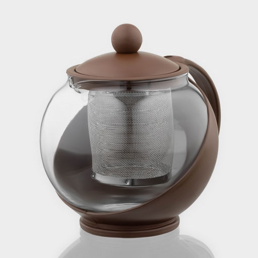 Чайник стеклянный заварочный Забота матовый, 700 мл, с металлическим ситом, цвета МИКС - Simaland фото 8