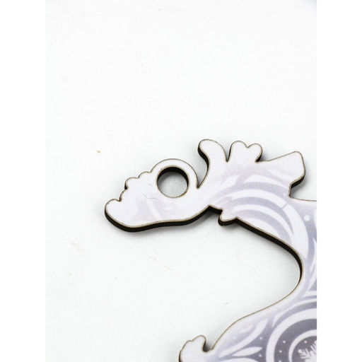 Ёлочная игрушка деревянная «Новый год: олень», набор 10 шт.