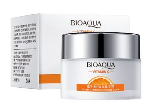 Bioaqua Vitamin C Moisturizing Essence Cream 50g - Увлажняющий крем для лица с витамином С