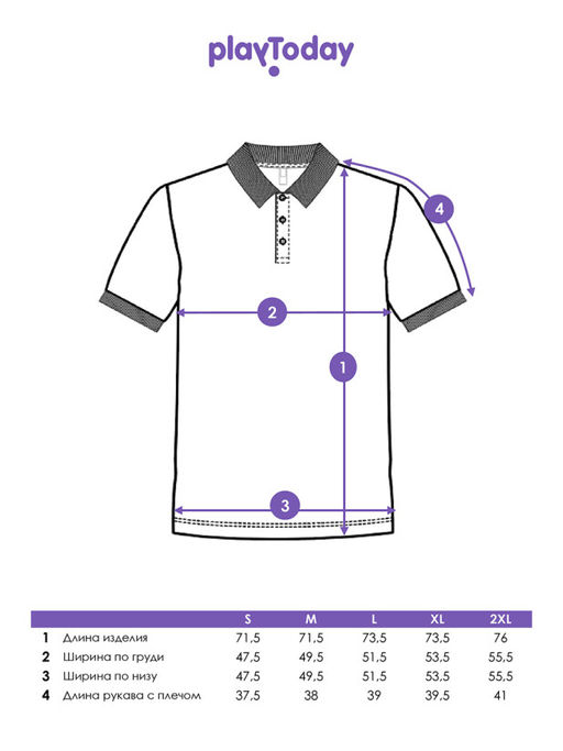 PlayToday / Футболка-поло мужская