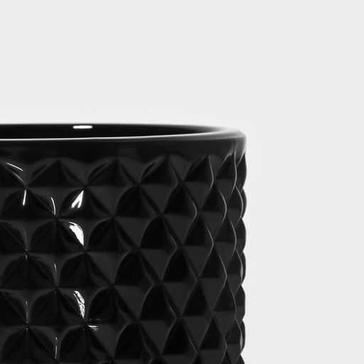 Сахарница Доляна «Малифисента», 280 мл, 8.5×14 см, стекло, чёрная