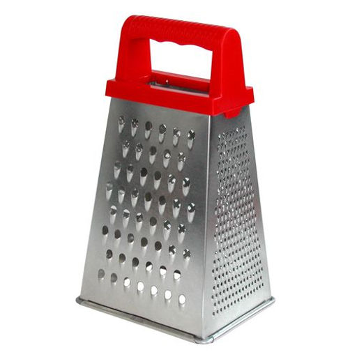 Терка 4-х гранная с пластм.крас ручкой б/упак арт.Н-12.000.06-(Т-2)