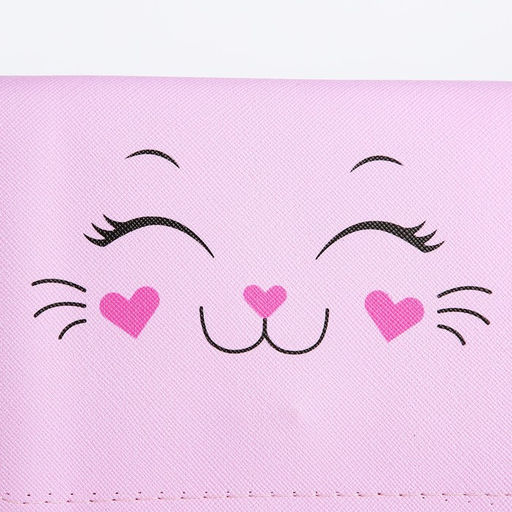 Сумка детская для девочки Кошечка, на клапане, розовая - NAZAMOK KIDS фото 3