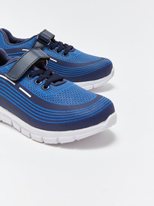 Bask?l? Erkek ?ocuk Aktif Spor Ayakkab? - Waikiki фото 3