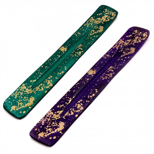 Подставка под благовония Лыжа Золотой дождь цвет микс уп 10шт - Сандаловый дом фото 4