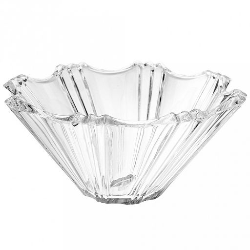 Делисога (Delisoga) Салатник стеклянный Императрица 1,4л, д24см h11,5см, в подарочной коробке (Китай) - Домашняя мода фото 2