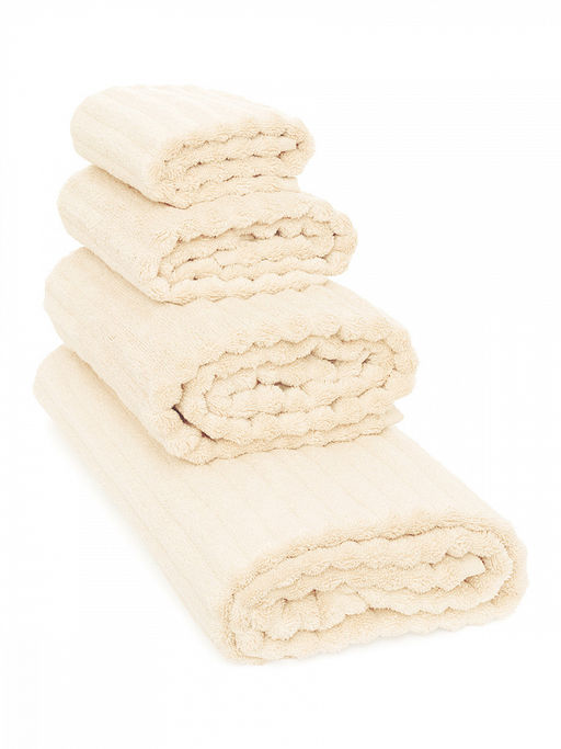 Полотенце для тела 100x150 молочный махровая ткань - Denastia фото 4