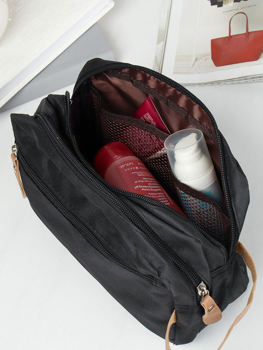 Косметичка 10х25х15 см черный / XN-019BL /уп 150/ мужская Подарок к 23 февраля