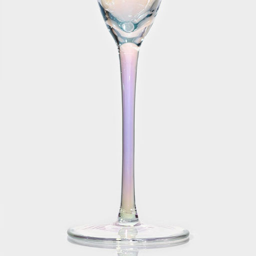 Бокалы для шампанского Magistro «Жемчуг», 270 мл, 7.5×26 см, набор 2 шт., стекло, перламутровые