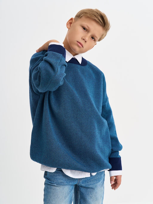 Синий джемпер для мальчика