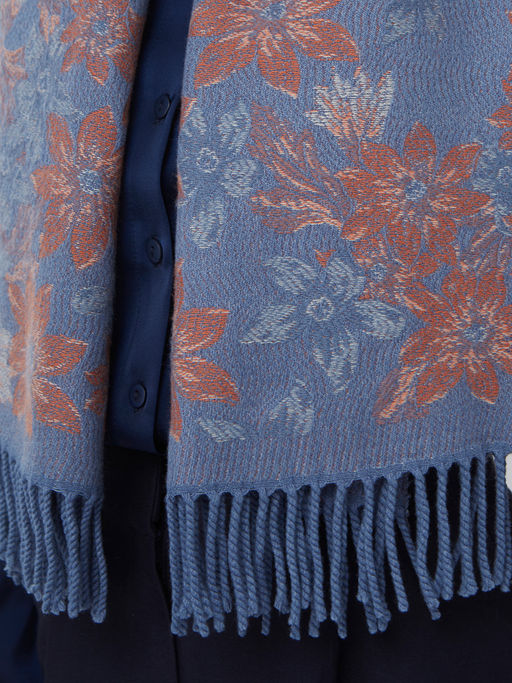 В составе ШЕРСТЬ и КАШЕМИР Большой, мягкий, теплый однотонный двусторонний палантин