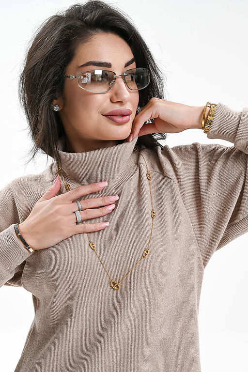 Платье теплое в рубчик