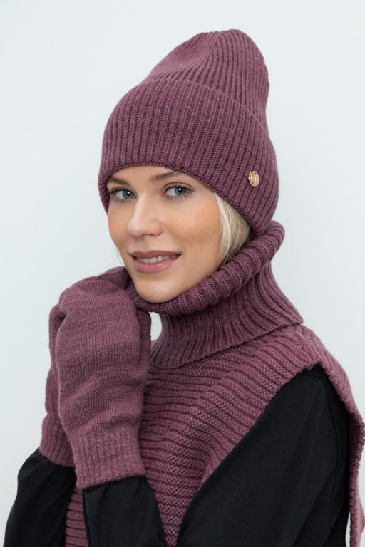 ЕВ 28001/24ш/светлая слива шарф-манишка жен - Very neat фото 2