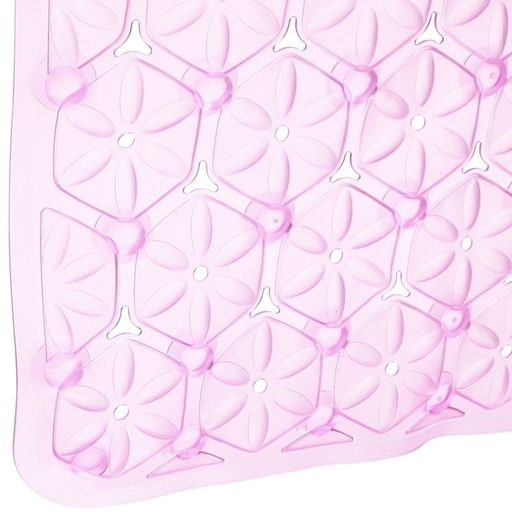 Коврик в ванну 67х37 "Эллада" розовый