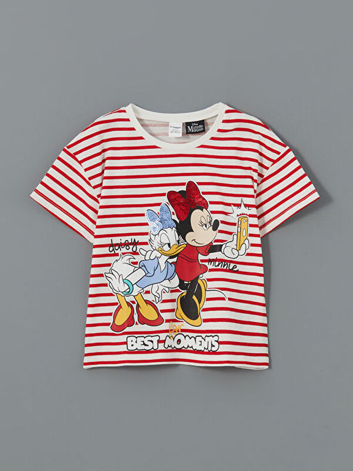Minnie Mouse Bask?l? K?z ?ocuk Ti??rt ve Tayt 2li