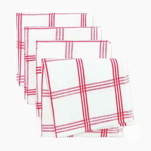 Набор декоративных салфеток «Этель» Red, 30×30 см, 4 шт., 100% хлопок