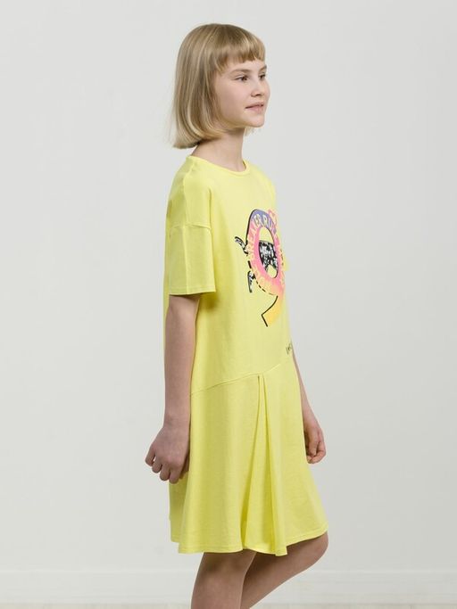 PELICAN, платье для девочек, Желтый фото 4