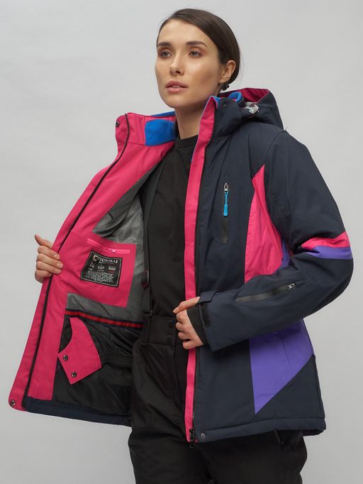 Горнолыжный костюм женский темно-синего цвета 02201TS - Chunmai фото 18