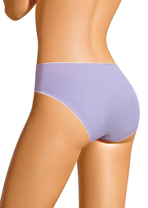 CLE C731 Трусы жен. Кружево хлопок св.фиолетовый - Clever wear фото 2