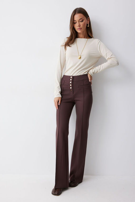 Брюки LYUSHe 4222 коричневый  фото 8