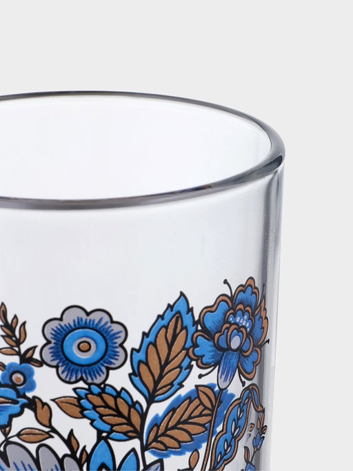 Набор для напитков «Милори», 7 предметов: кувшин, 6 стаканов, стекло, прозрачный, синий