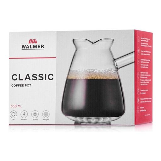 Турка стеклянная для кофе Walmer Classic, 0.65 л, цвет прозрачный  фото 9