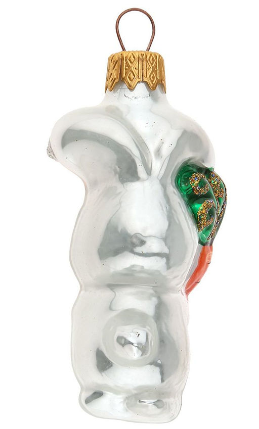 Елочное украшение Зайчик малыш с морковкой Ф623 - Коломеев фото 2