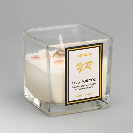 Ароматическая свеча в стакане Soy Wax, морская соль и шалфей