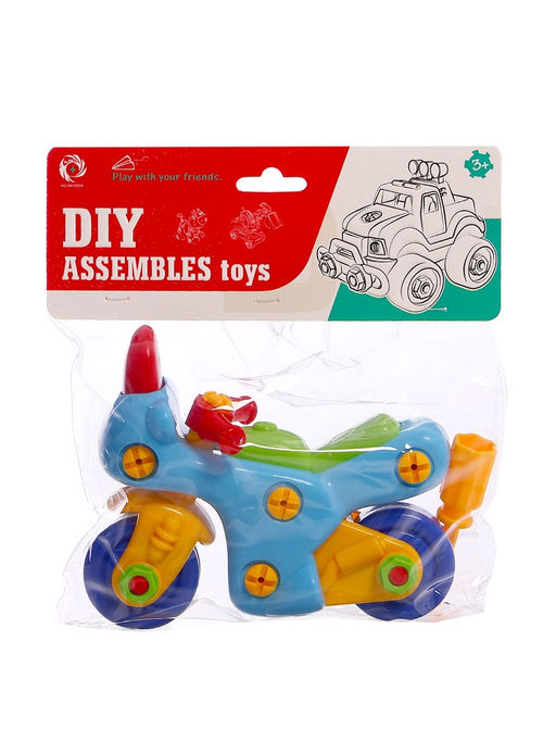 Конструктор для малышей Мотоцикл, 27 деталей - Simaland фото 15