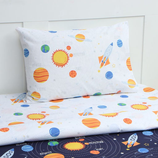 Постельное бельё Этель 1,5 сп Млечный путь, 143х215 см, 150х214 см, 50х70 см -1 шт, 100% хл, бязь  фото 2