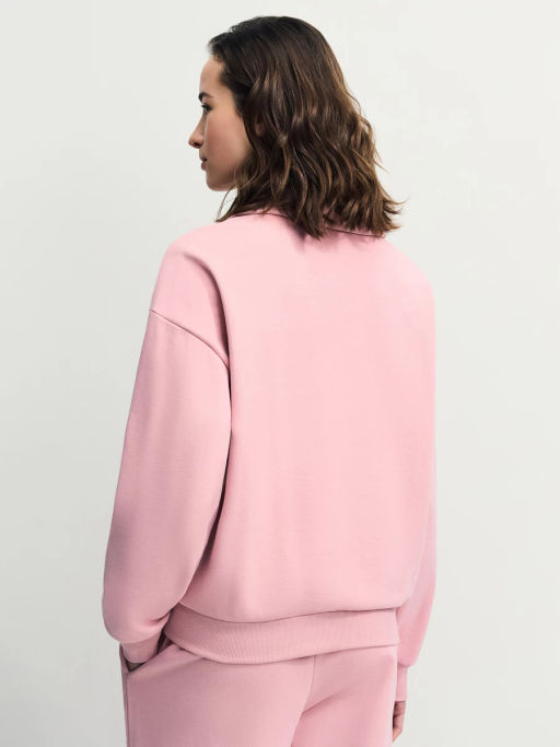 Толстовка с воротником прямого кроя / Zarina фото 5