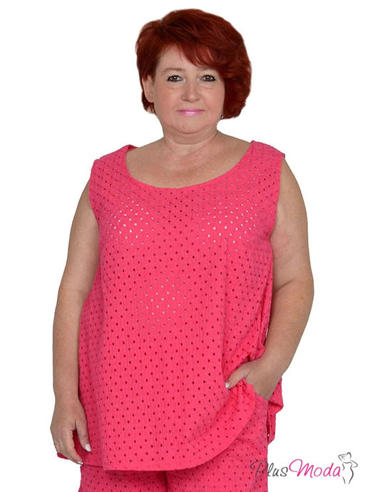 Майка Модель №1568 размеры 44-84 - Plusmoda фото 2