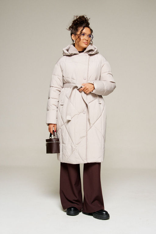 Пальто Beautiful Free 8024 жемчуг