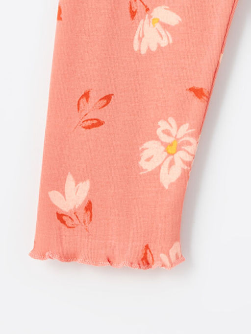 Beli Lastikli ?i?ekli K?z Bebek Pijama Alt - Waikiki фото 3