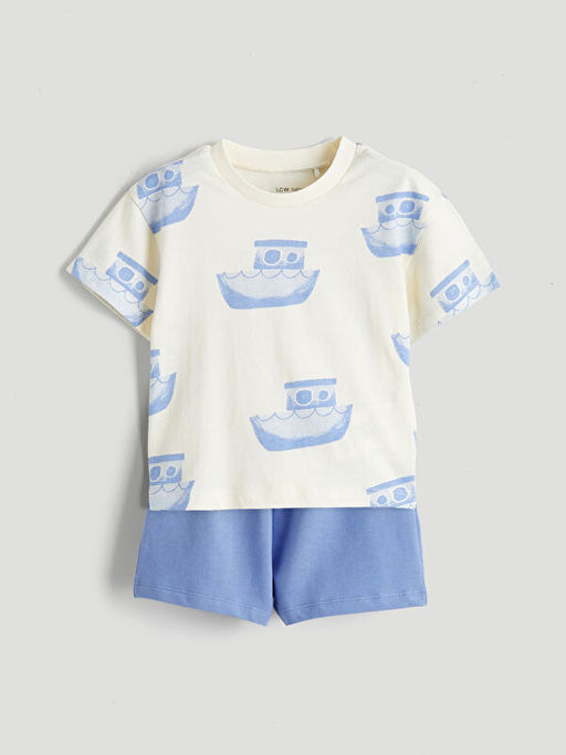 Bisiklet Yaka Erkek Bebek Ti??rt ve ?ort