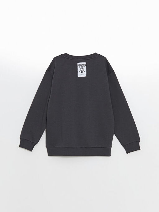 Bisiklet Yaka Erkek ?ocuk Sweatshirt - Waikiki фото 3
