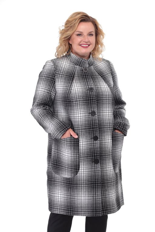 Пальто БелЭльСтиль 786 клетка