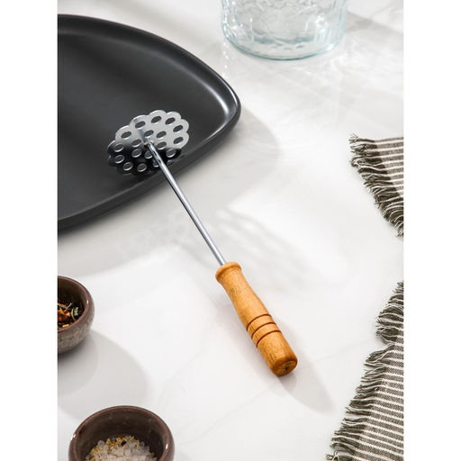 Толкушка Доляна «Деревенька. Цветочек», h=21.5 см