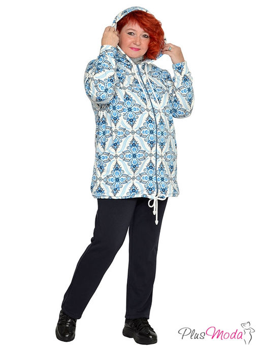 Жакет-куртка Модель №1863 размеры 44-84 - Plusmoda фото 25