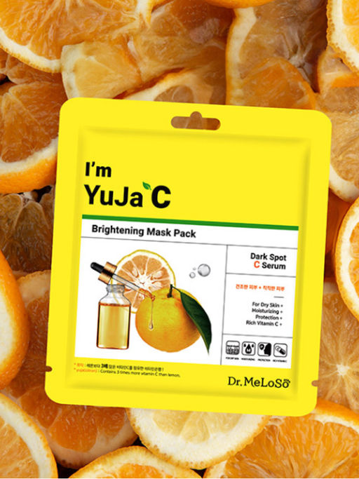 Dr.MeLoSo Тканевая маска для лица с витамином C / Im Yuja C Brightening Mask, 25 мл