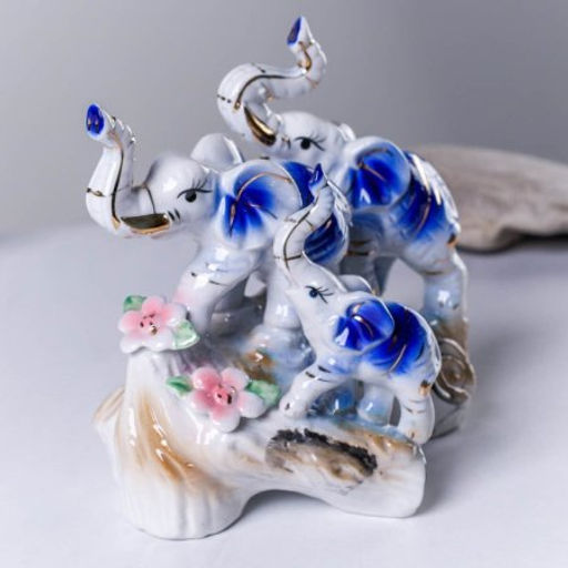 Статуэтка Семья слонов 14*15 см / W316 /уп 36/ - Галеонтрейд фото 4