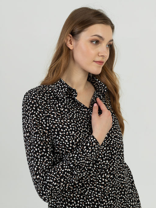 рубашка с длинным рукавом приталенного силуэта - Трика фото 4